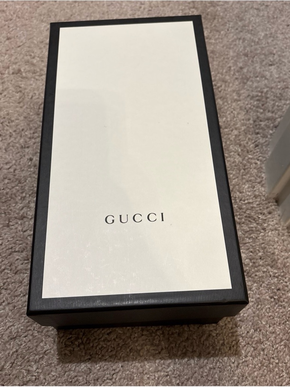 Gucci Black Logo Rubber Slide Sandals - Picture 7 of 8